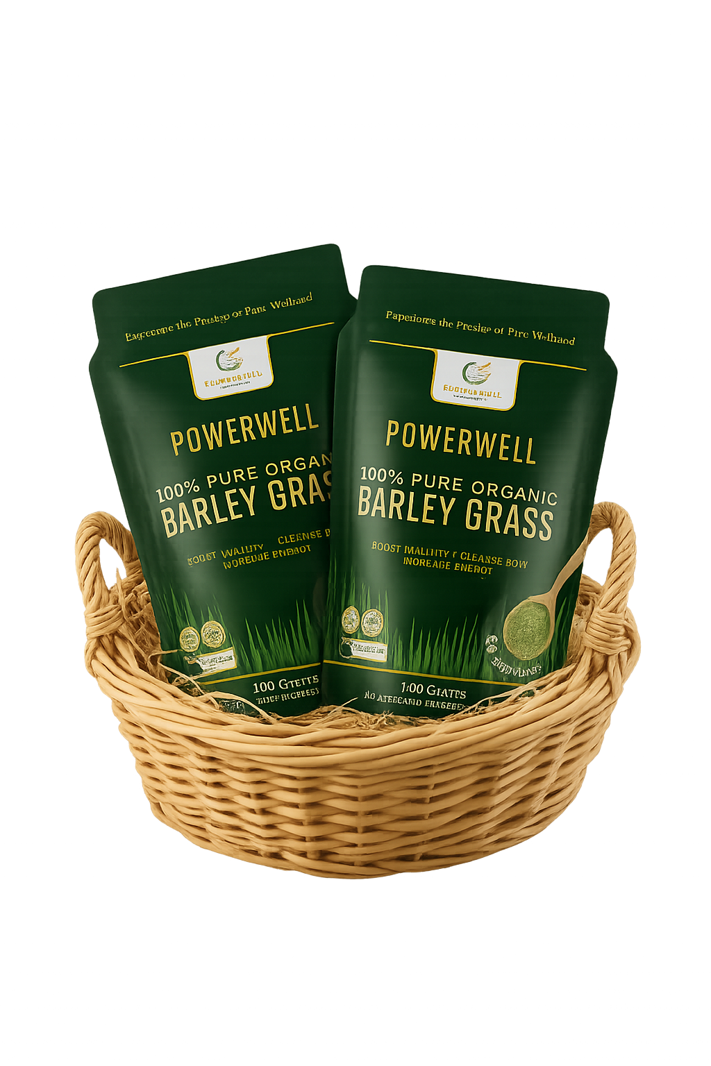 Silver Package Set A — (1) 100 g + (1) 45g Powerwell Barley Grass