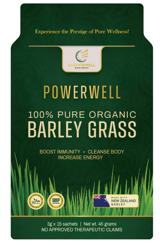 POWERWELL 100% PURE ORGANIC BARLEY GRASS